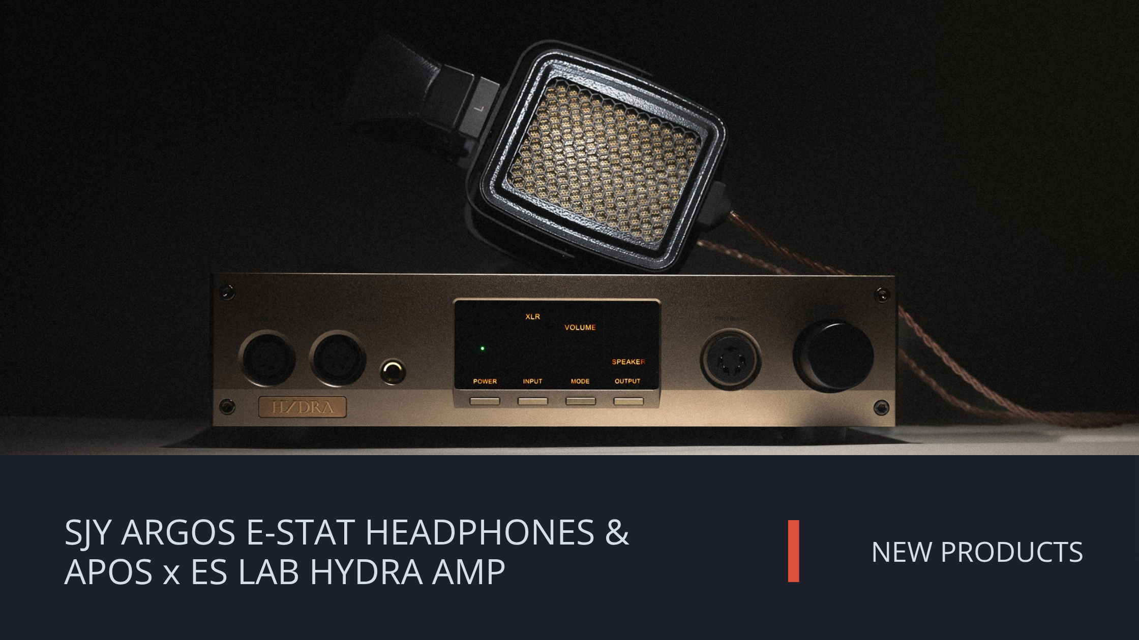 NEW: SJY ARGOS HEADPHONES & Apos x ES LAB HYDRA Amp