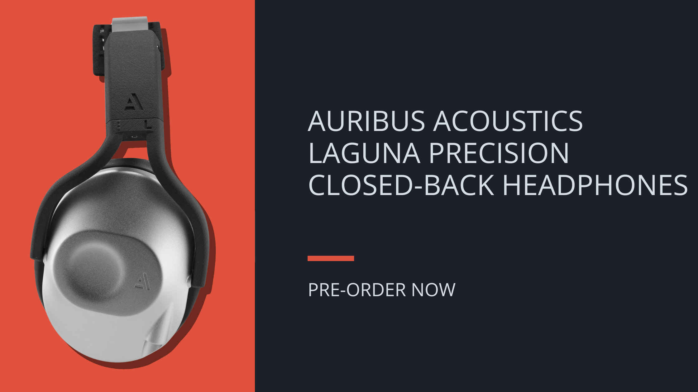 NEW: AURIBUS ACOUSTICS LAGUNA PRECISION CLOSED-BACK HEADPHONES