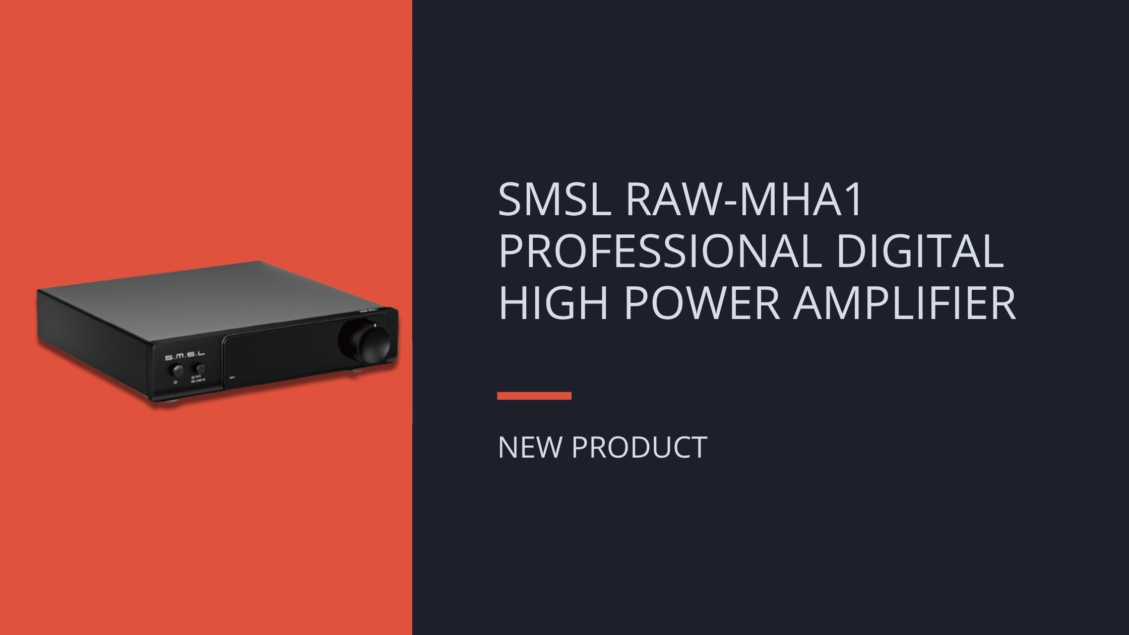 NEW: SMSL RAW-MHA1 POWER AMP