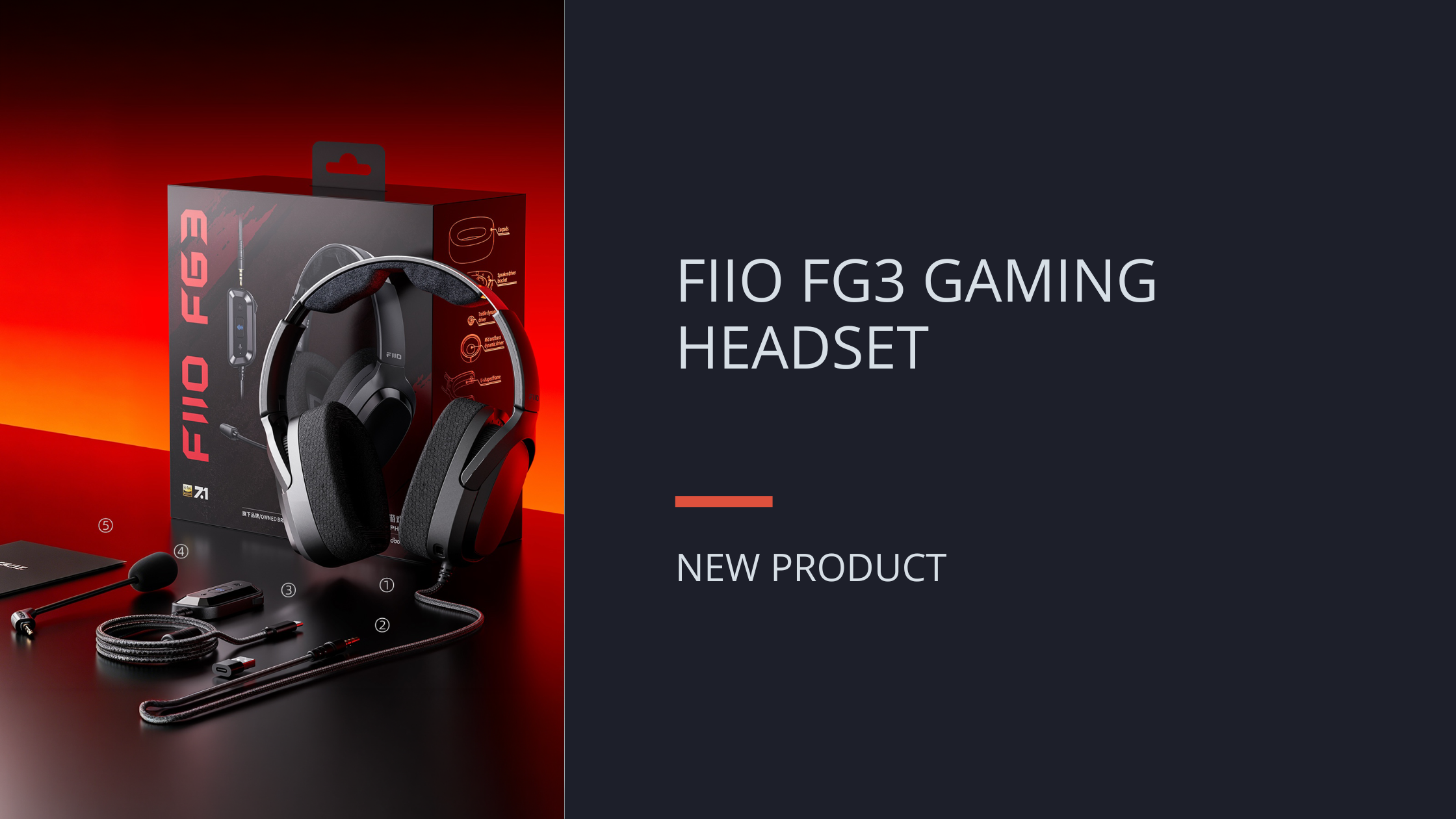 NEW: FIIO FG3 Gaming Headset