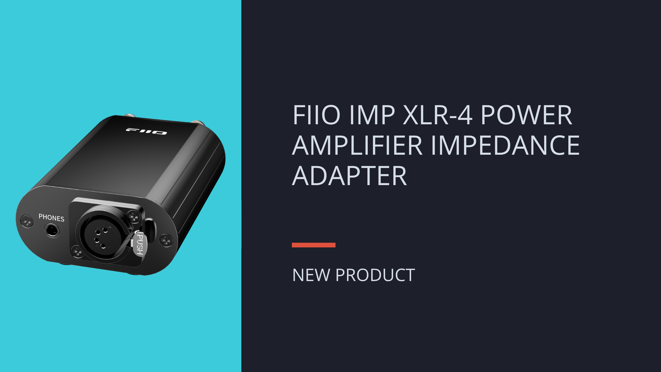 NEW: FiiO IMP XLR-4 Headphone Impedance Adapter