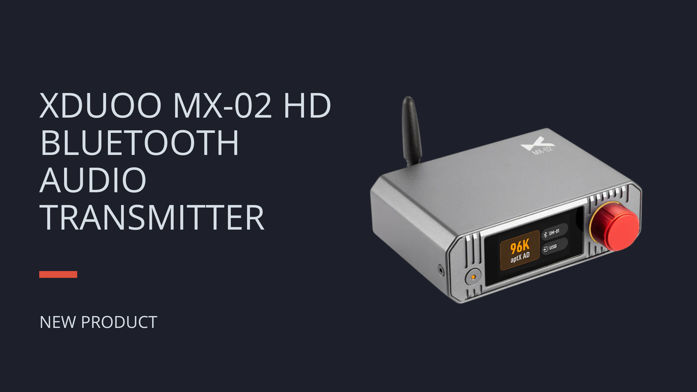 XDUOO MX-02 HD Bluetooth Audio Transmitter