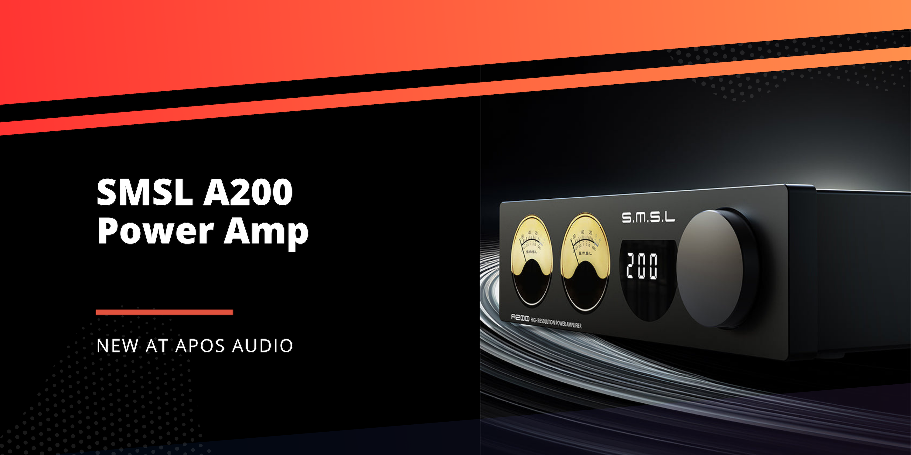 New From SMSL: A200 Power Amplifier 