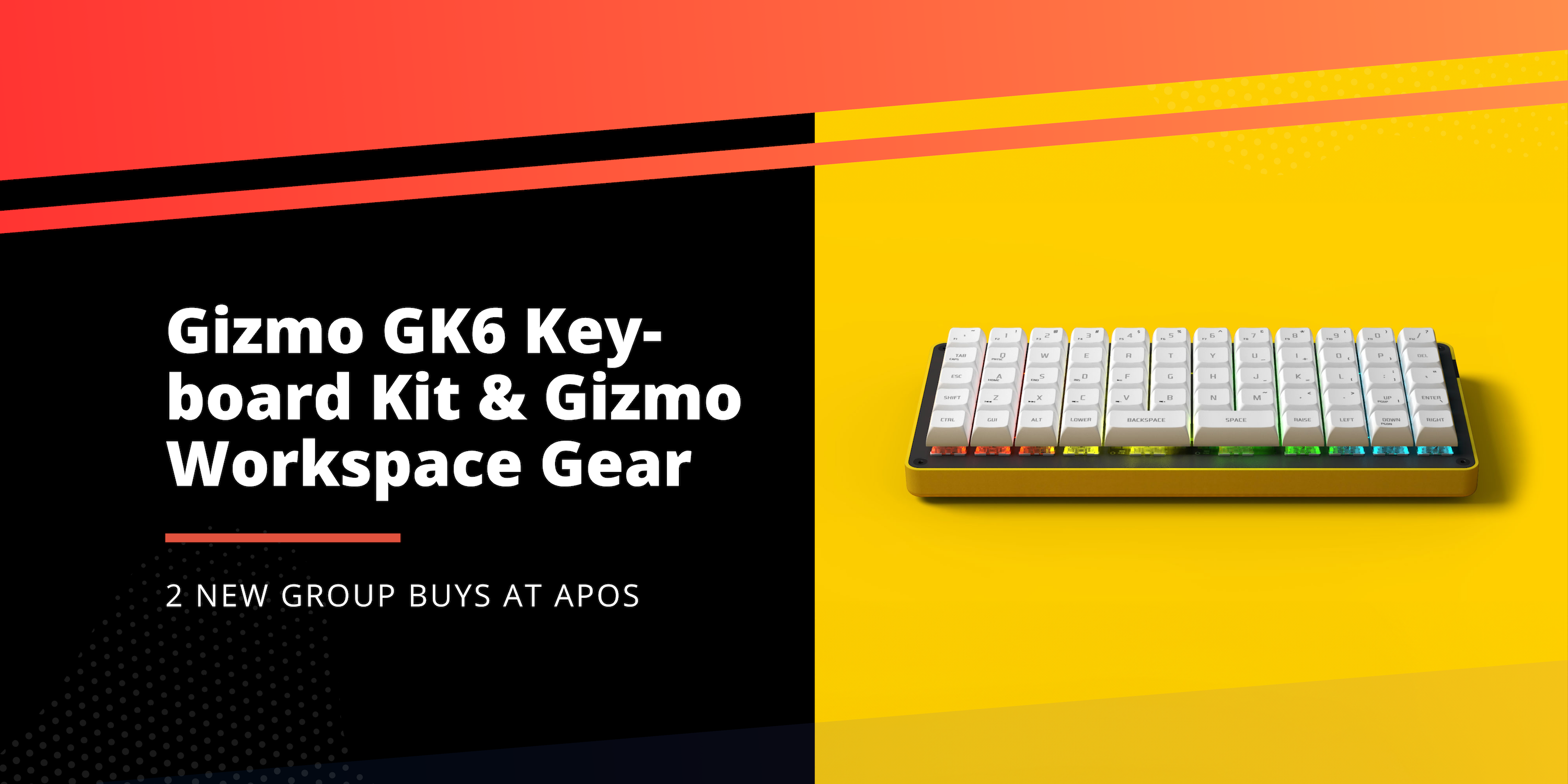 New Group Buys: Gizmo Engineering GK6 Keyboard Kit & Gizmo Workspace Essentials