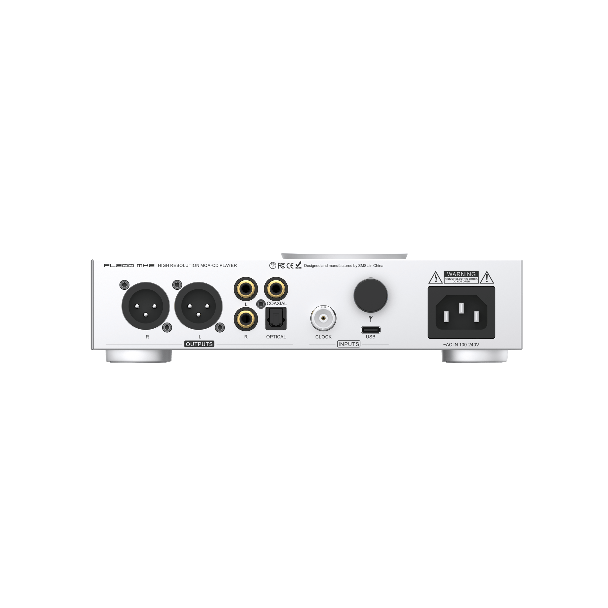 Apos Audio SMSL CD Players & Recorders SMSL PL200 MkII All-in-One CD Player/ DAC/ Amp
