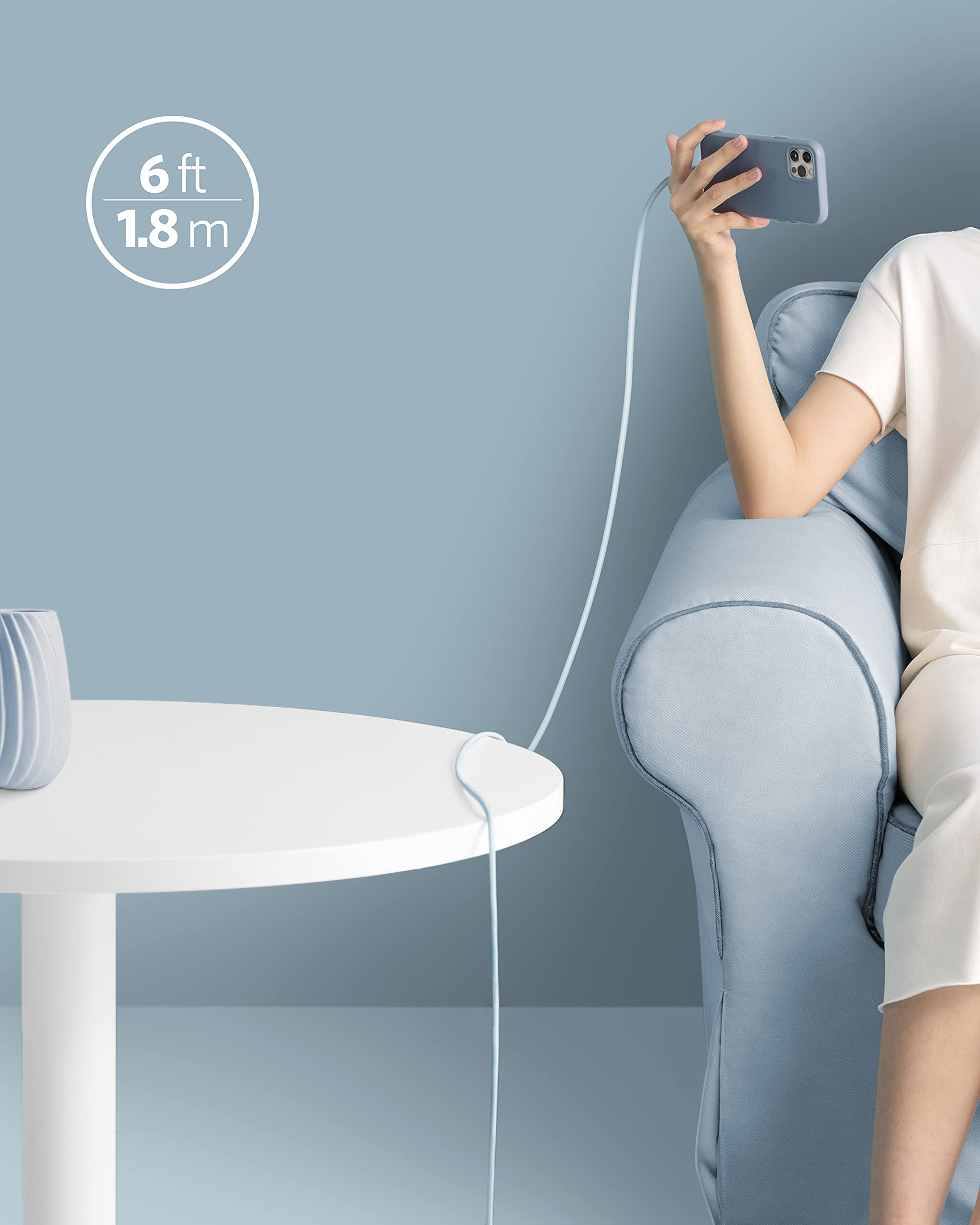 Anker 641 USB-C to Lightning Cable (Flow, Silicone)