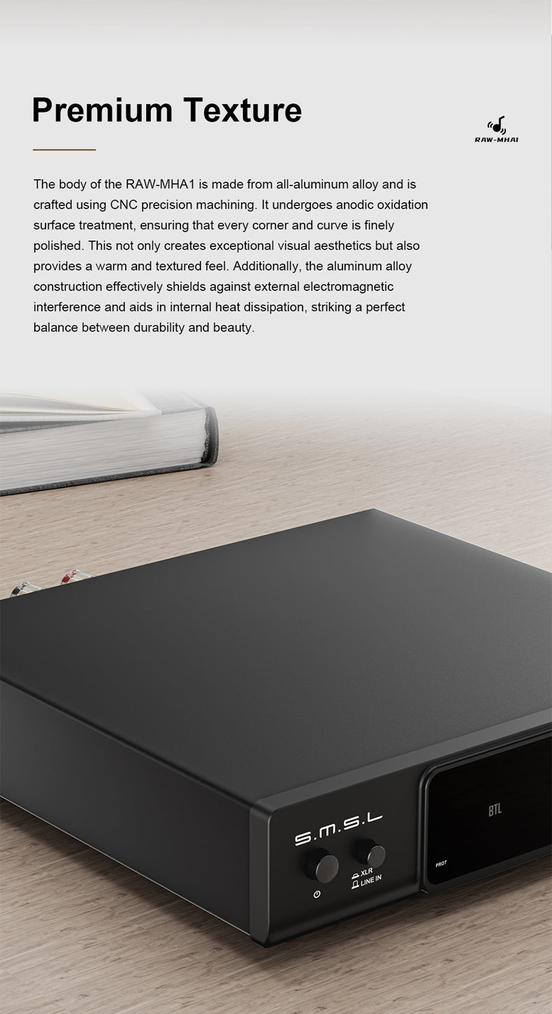 SMSL RAW-MHA1 Professional Digital High Power Amplifier