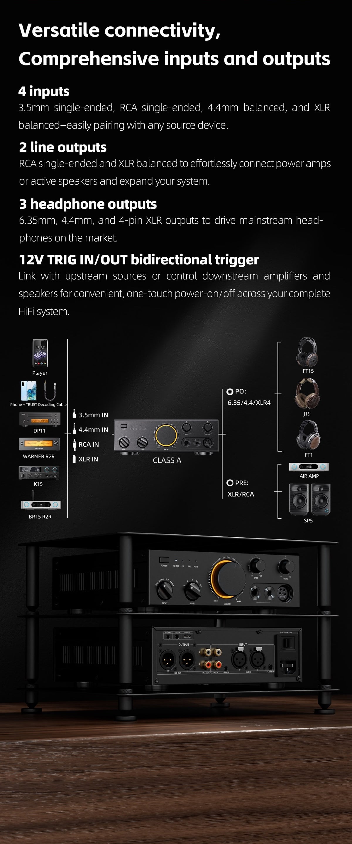 FiiO Class A Headphone Amplifier and Preamplifier