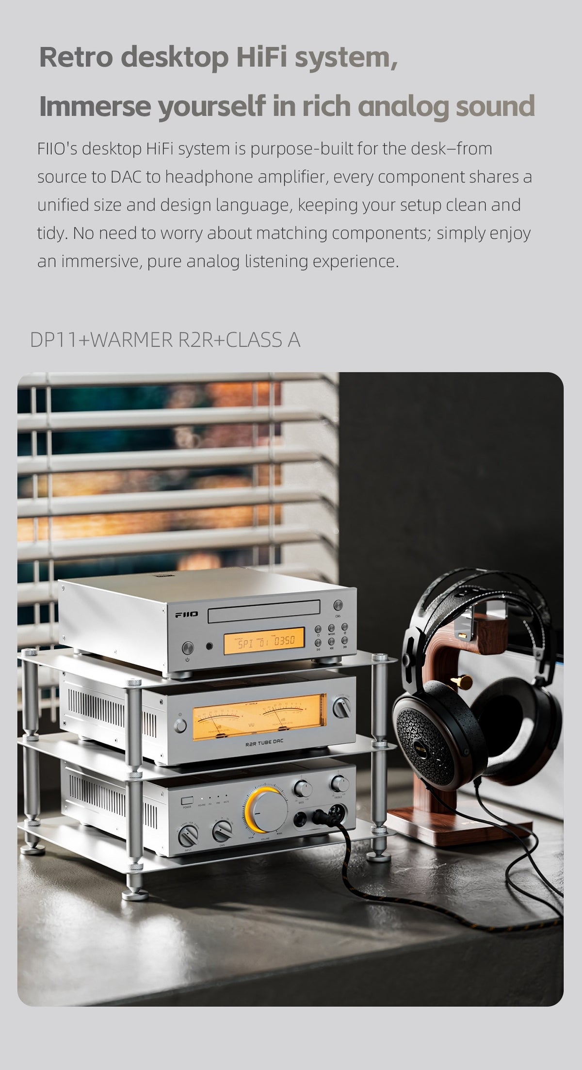 FiiO Class A Headphone Amplifier and Preamplifier