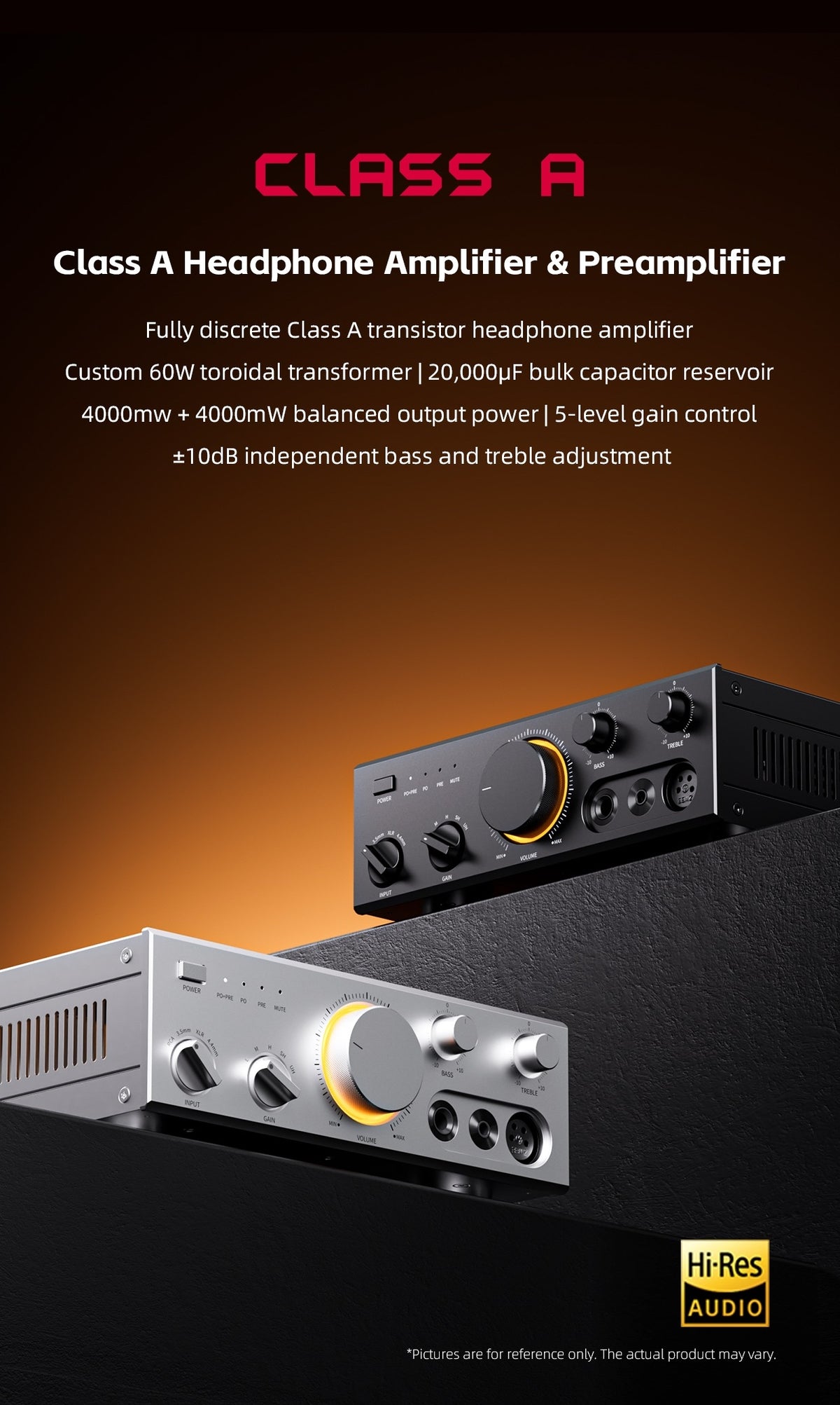 FiiO Class A Headphone Amplifier and Preamplifier