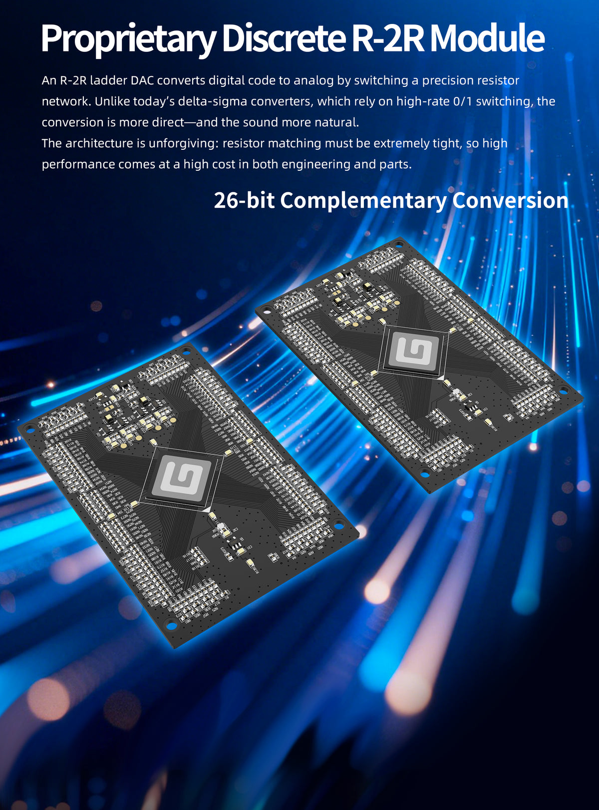 Audalytic DR80/DR80n Discrete R2R Streamer DAC