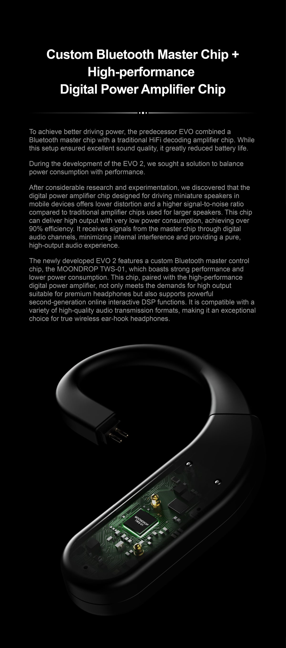 Moondrop EVO 2 True Wireless Ear-Hook DAC/amp
