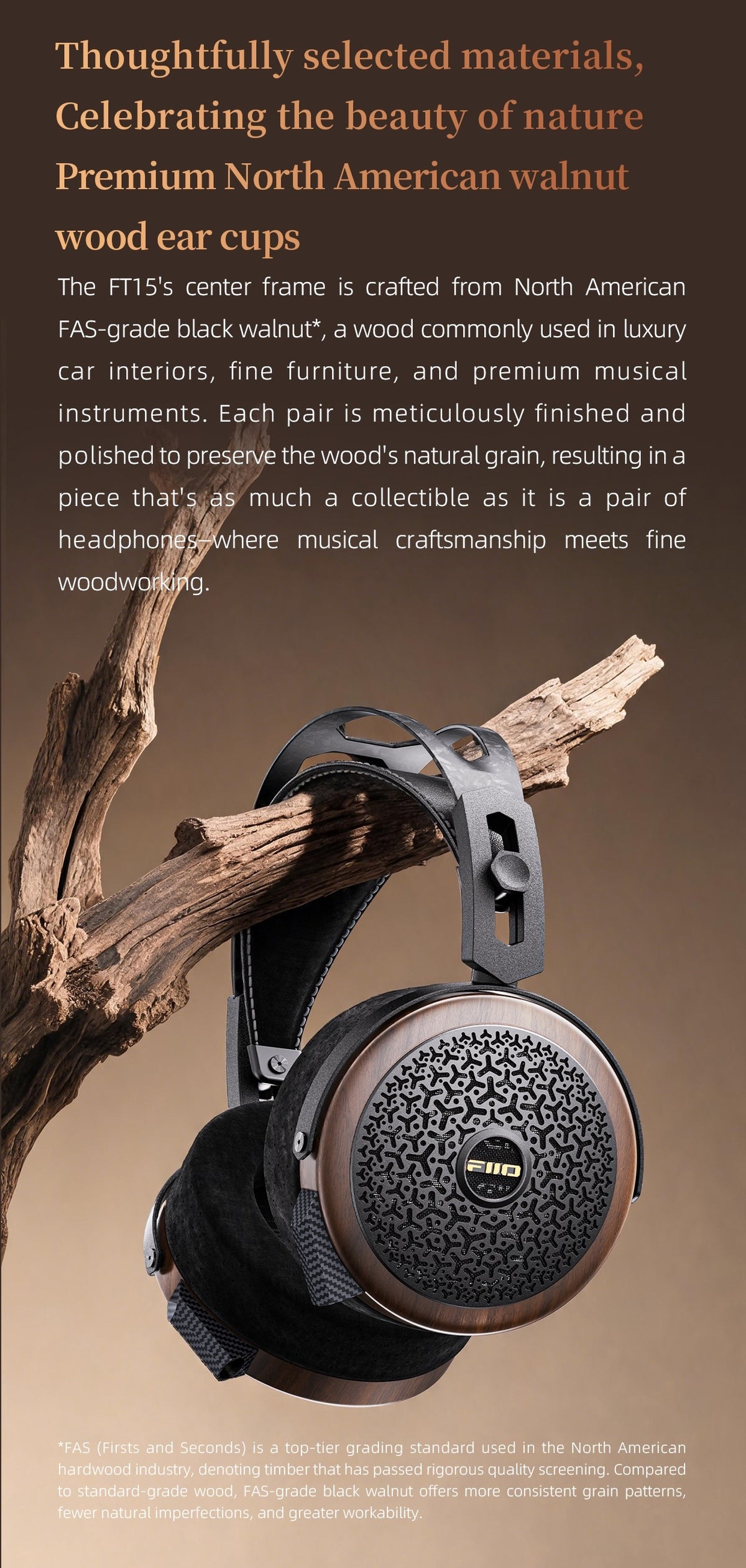 FiiO FT15 Diamond-Coated Nano-Diaphragm Planar Magnetic Headphones
