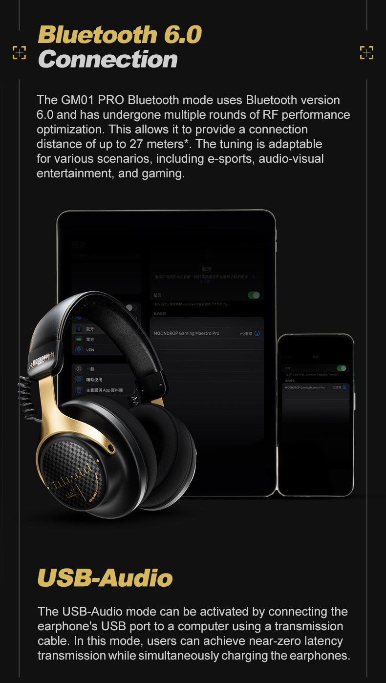 Moondrop Gravity Maestro 01 Pro Gaming Headset