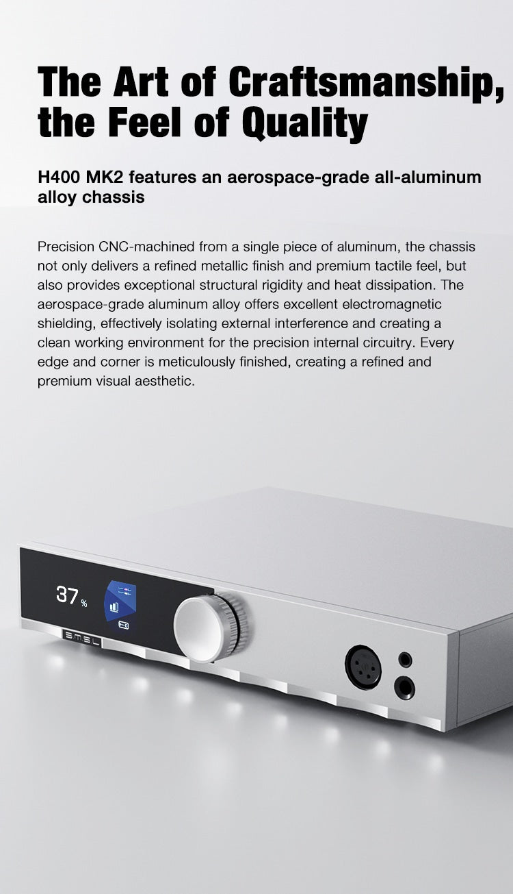 Apos Audio SMSL Headphone DAC/Amp SMSL H400 Mk2 Headphone Amplifier
