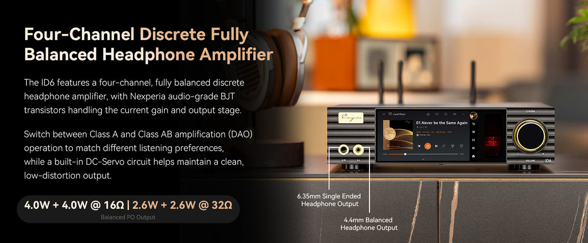 Cayin ID6 Streamer DAC and Headphone Amplifier