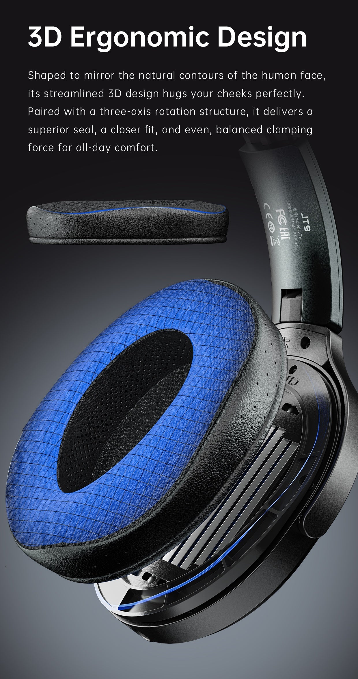 FIIO Jade Audio JT9 Open-Back Planar Headphones
