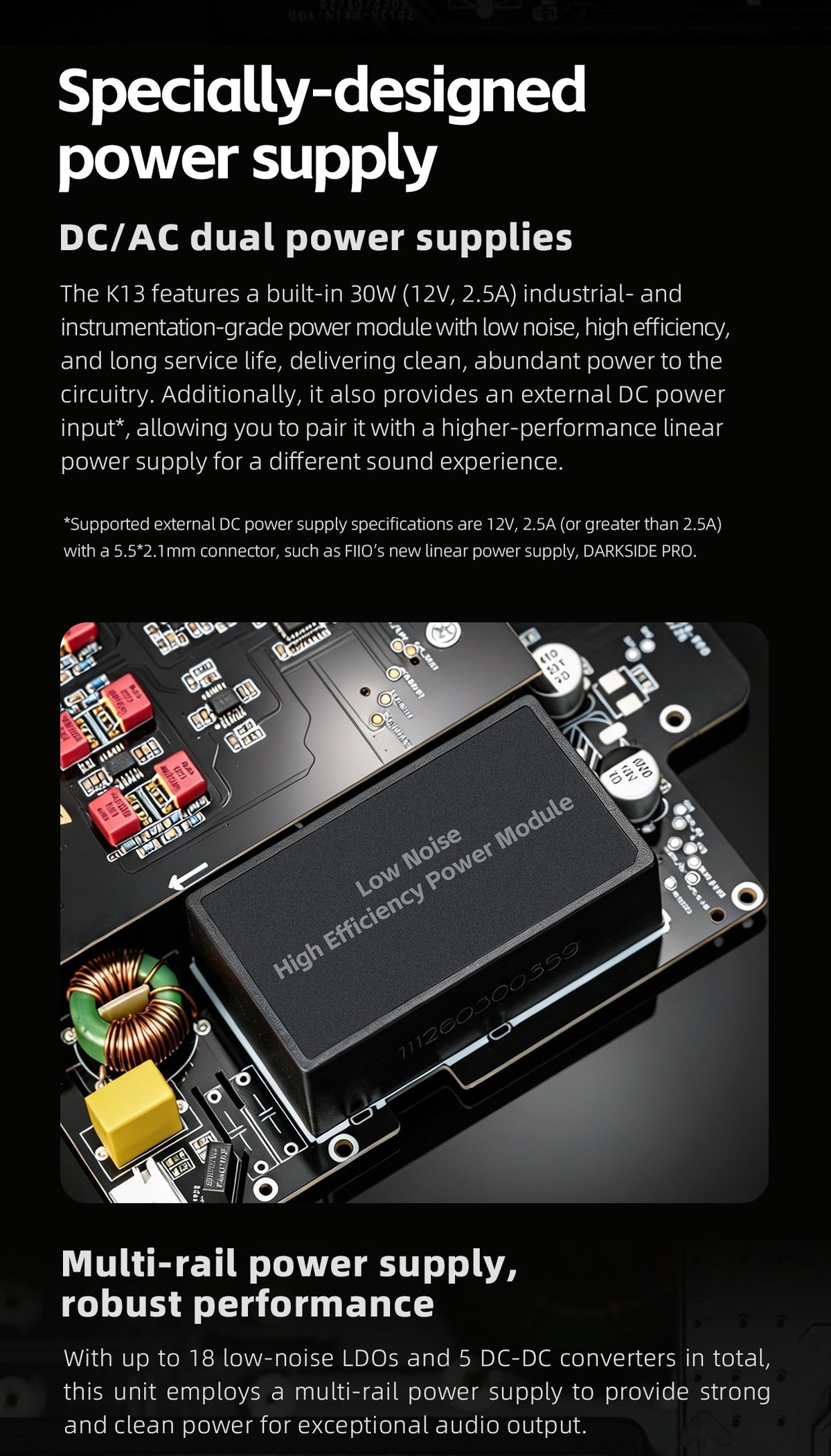 FiiO K13 Desktop DAC/Amp (ESS D/A Chip)