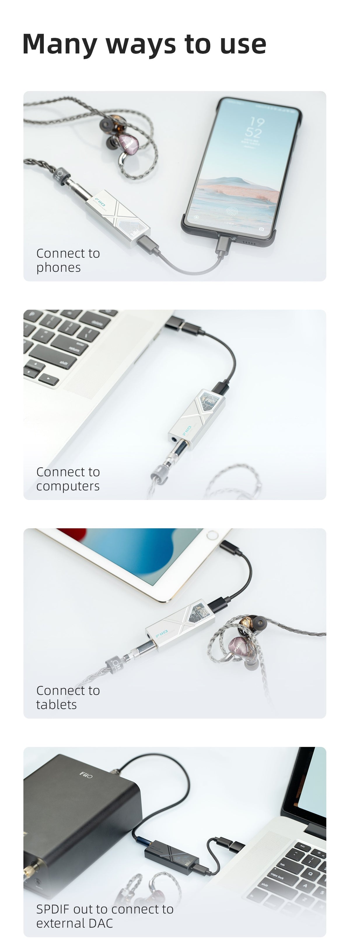 FiiO KA13 Dongle DAC/Headphone Amplifier