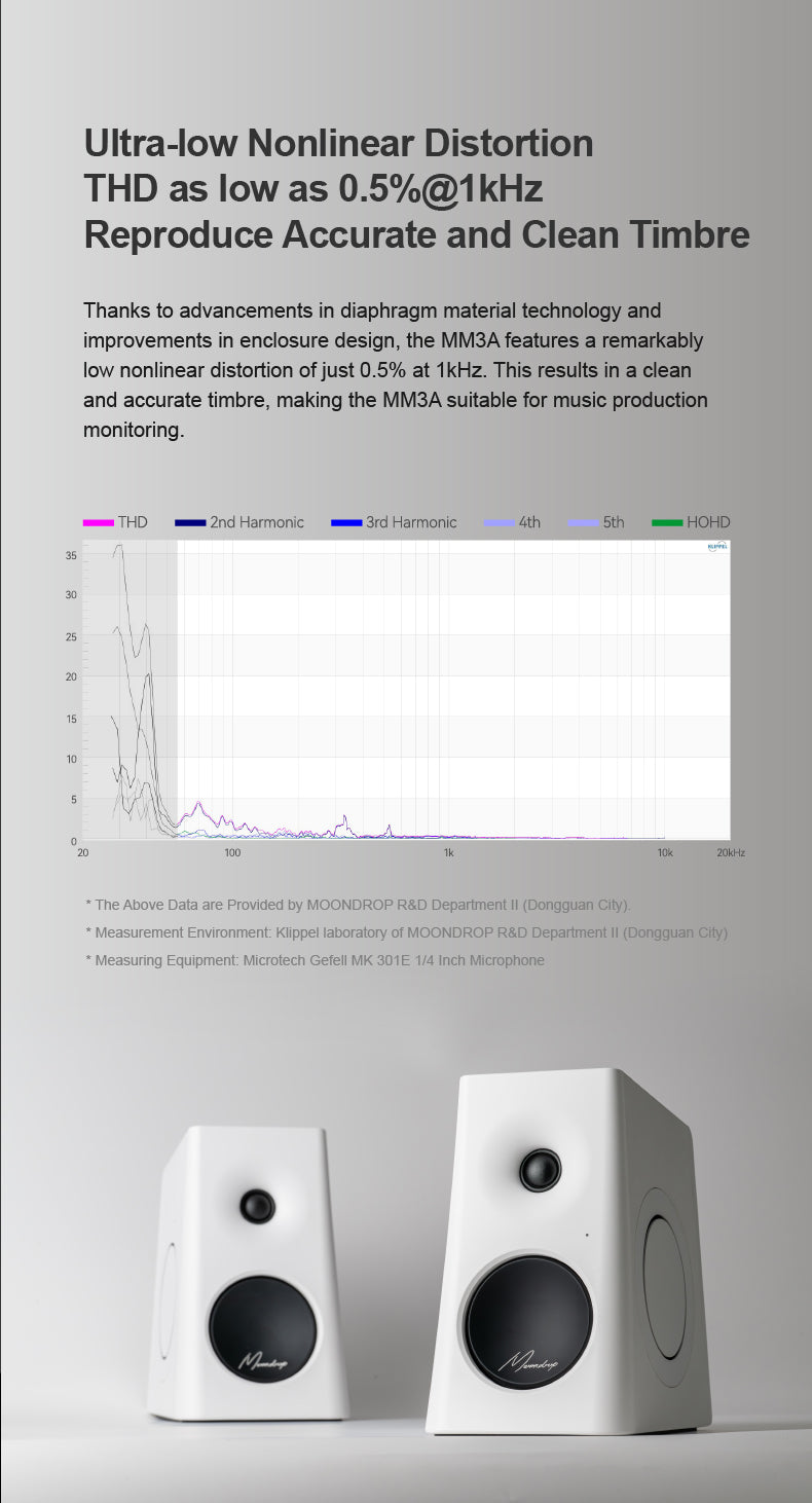 Moondrop MM3A Active Desktop Speakers