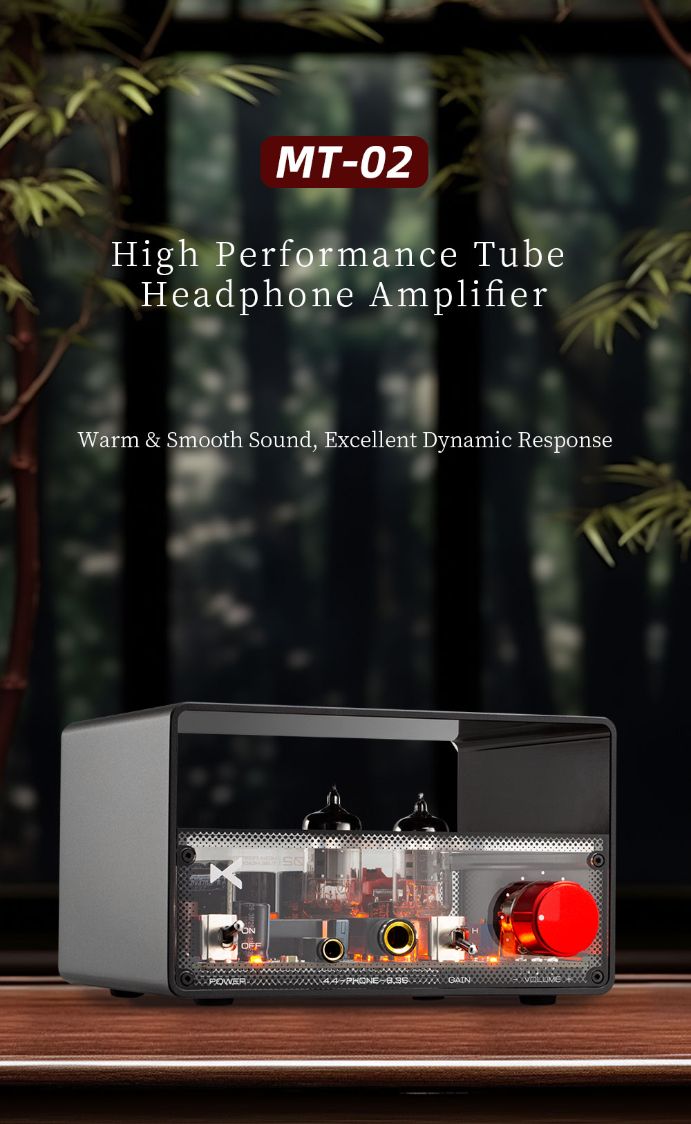 Apos Audio xDuoo Headphone Amp (Tube) xDuoo MT-02 Hybrid Tube Headphone Amplifier