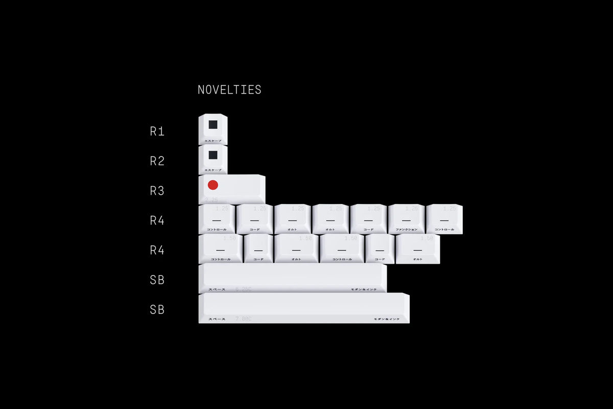 Apos Audio GMK Keycaps GMK Modern Ink Keycap Set