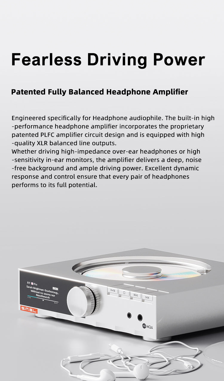 SMSL PL200 MkII All-in-One CD Player/ DAC/ Amp