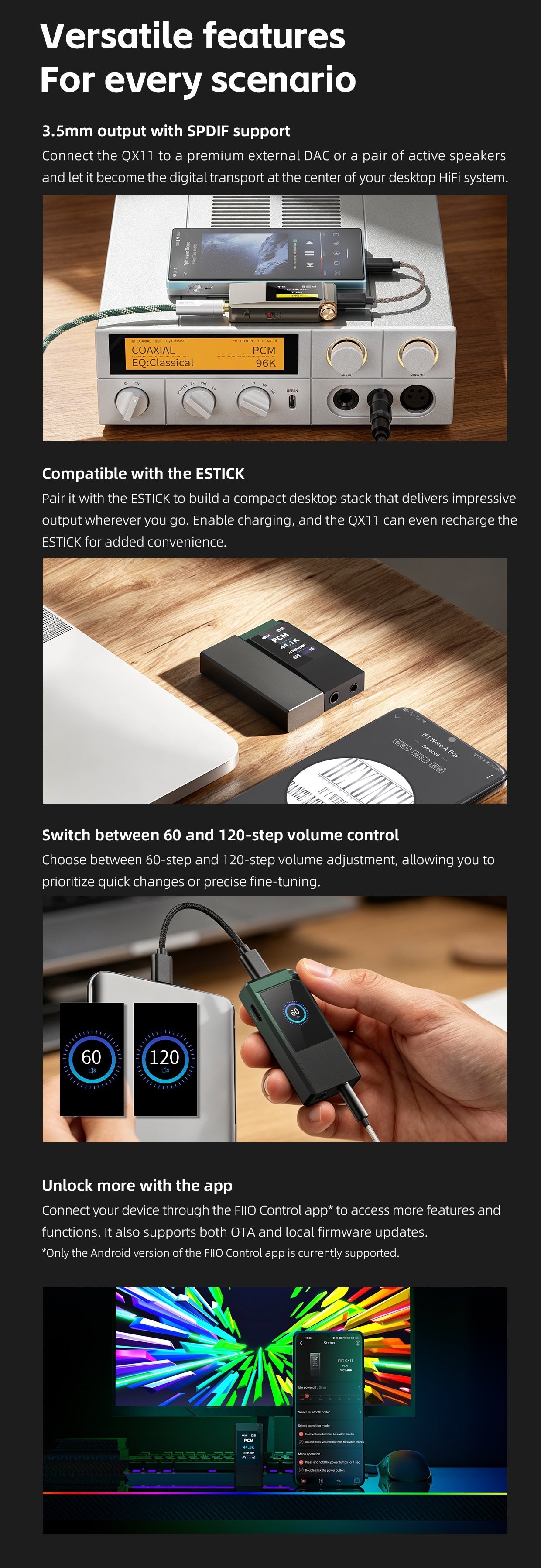 FIIO QX11 Portable DAC/Amp