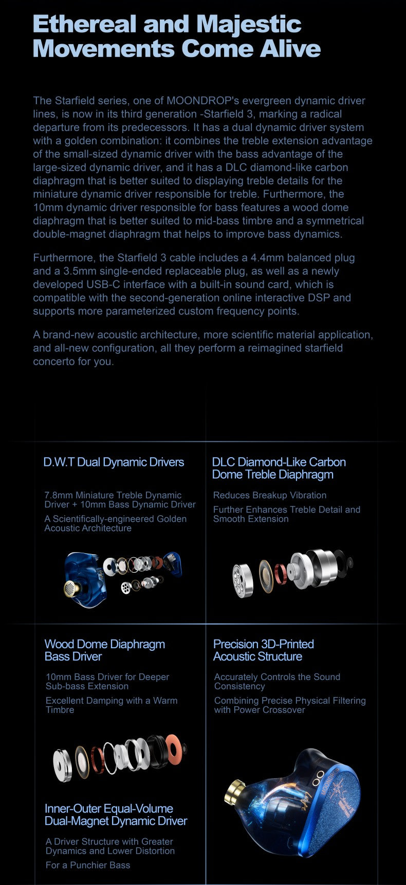 Moondrop Starfield III In-Ear Monitor (IEM)