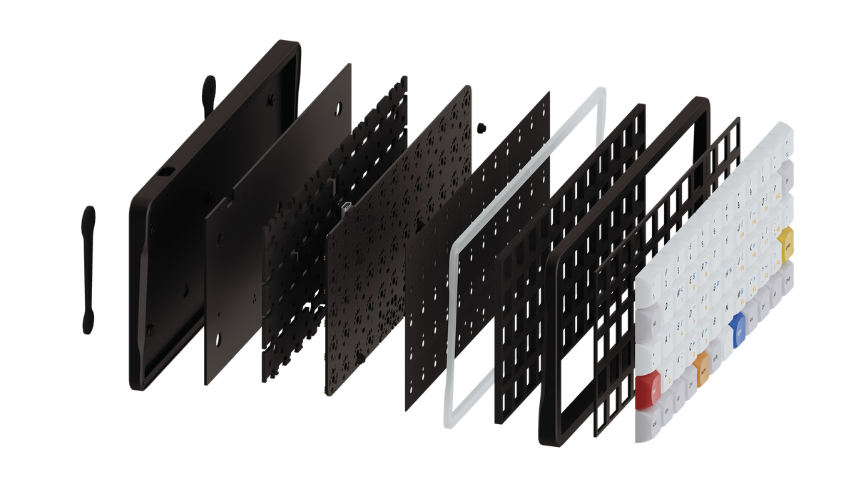 Apos x OLKB Preonic Rev 4 Ortholinear Keyboard