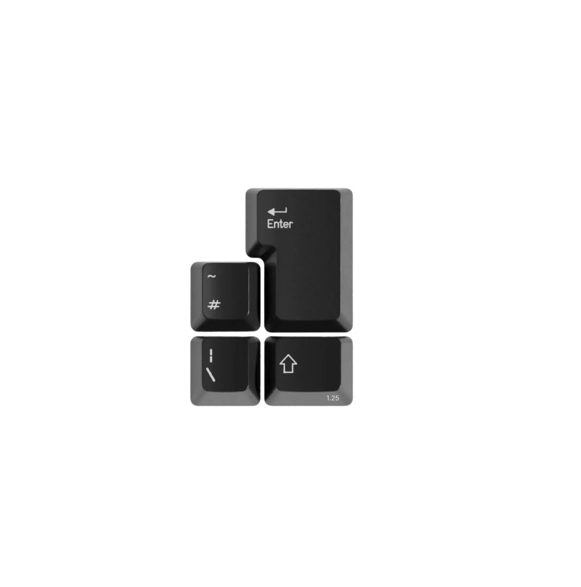 DCS Black & White Keycap Set
