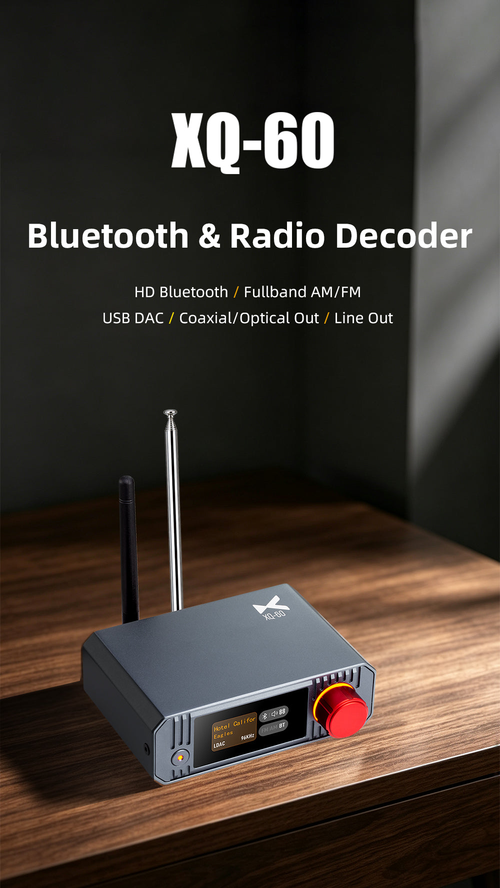 xDuoo XQ-60 Bluetooth & Radio Decoder