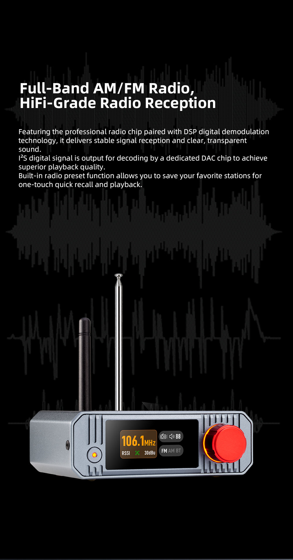 xDuoo XQ-60 Bluetooth & Radio Decoder
