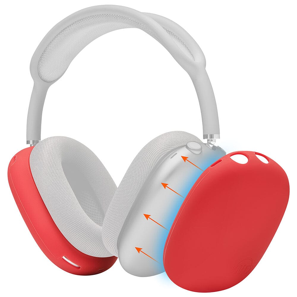 Apos Audio Wicked Cushions Headphone Covers Airpods Max 1 & 2 Exterior Shell Covers - WC ShellZ Max Red