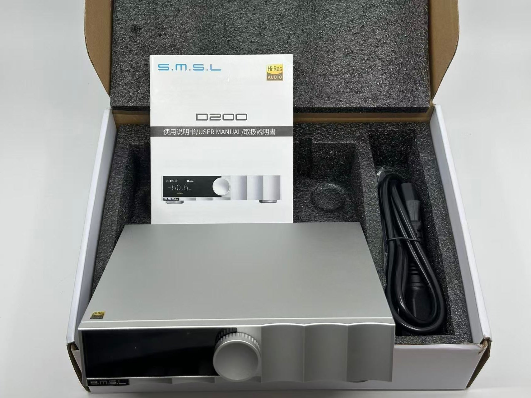 Apos Audio Addsoap DAC (Digital-to-Analog Converter) SMSL D200 HiFi Audio Decoder with MQA Decoding and External Clock Input