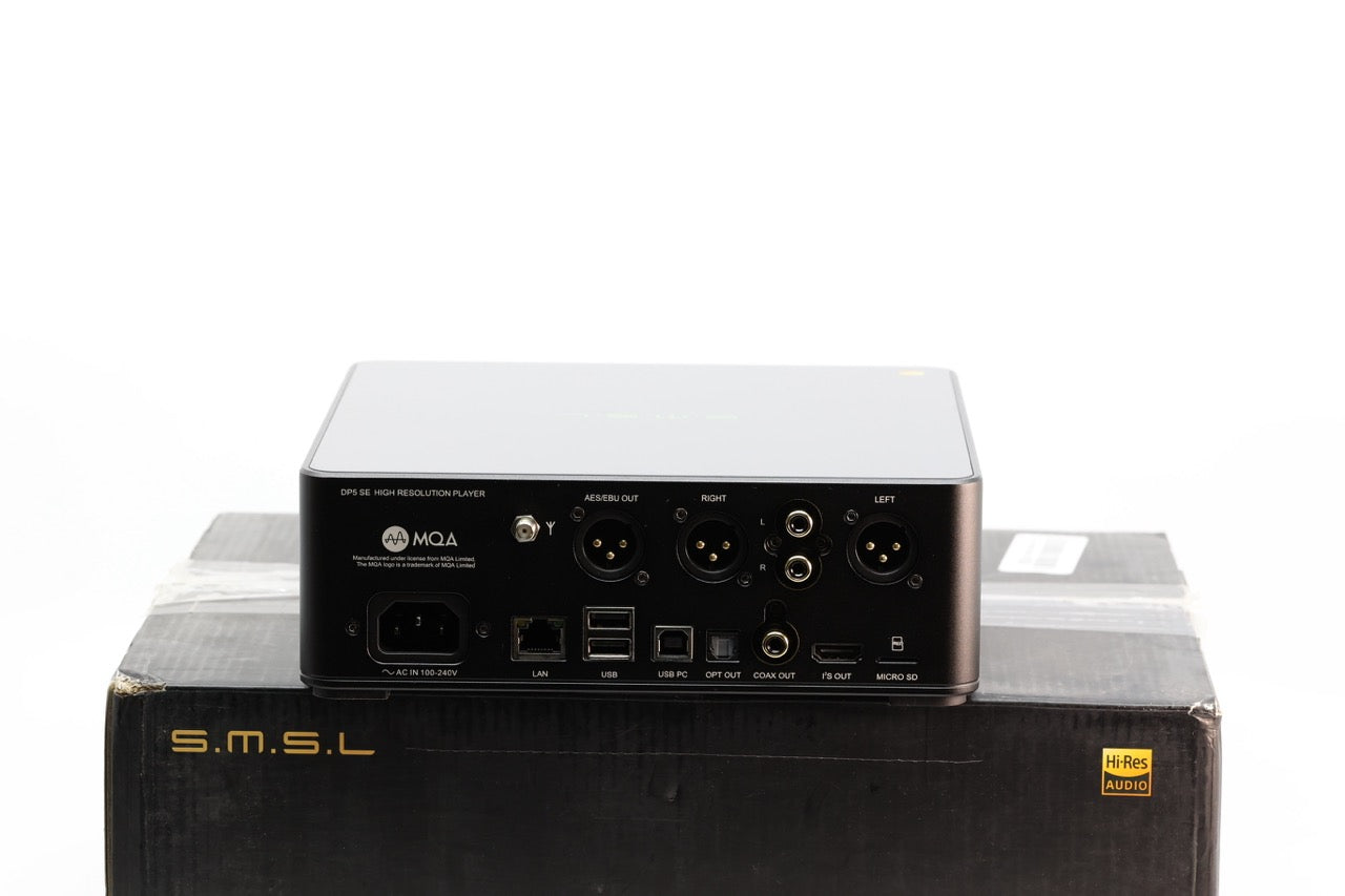 Apos Audio Addsoap DAC (Digital-to-Analog Converter) SMSL DP5SE HIFI NETWORK MUSIC PLAYER (Black)