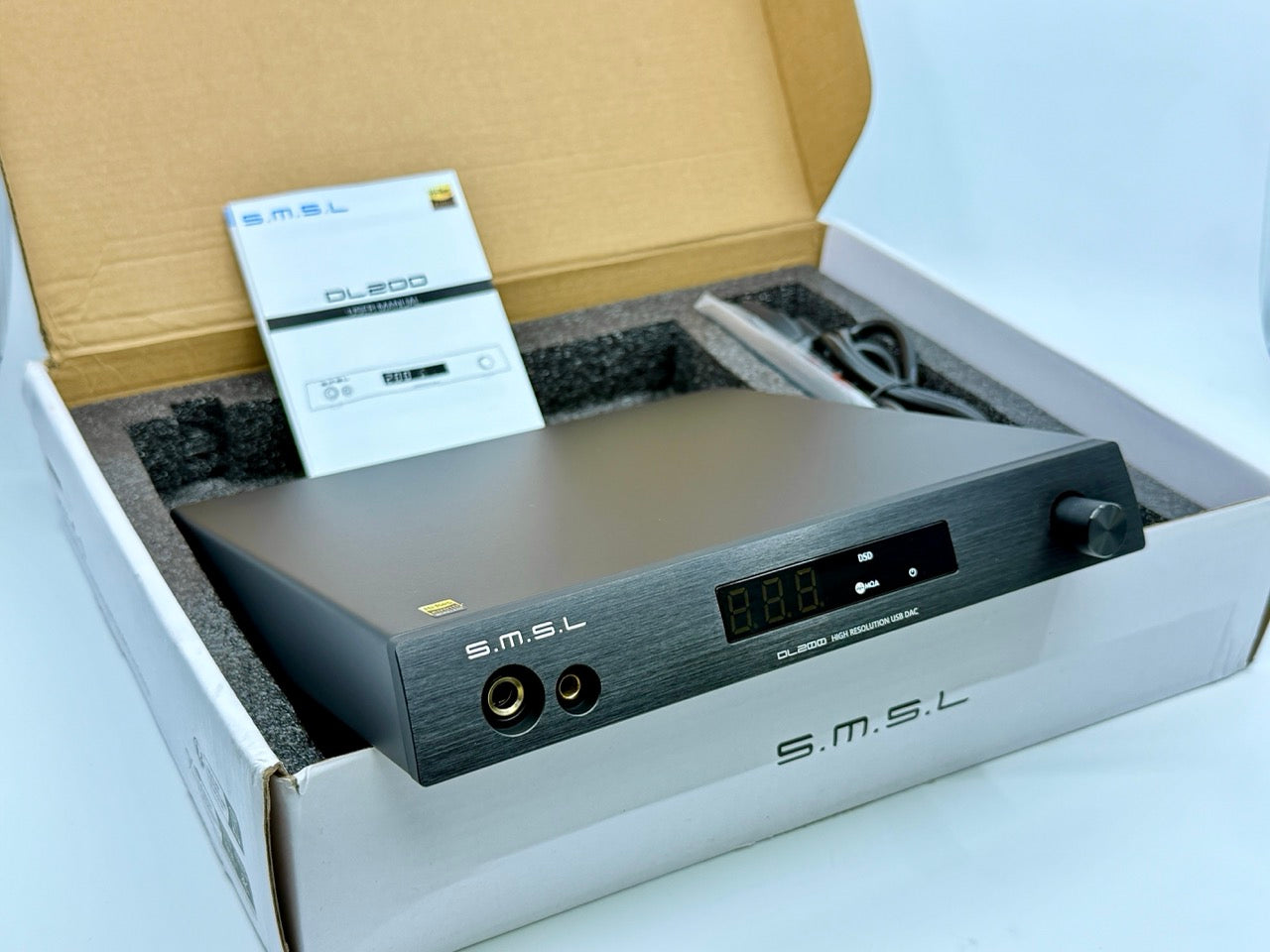 その他 smsl DL200 SMSL DL200 Audio DAC Headphone Amplifier ES9039Q2M MQA (Black)