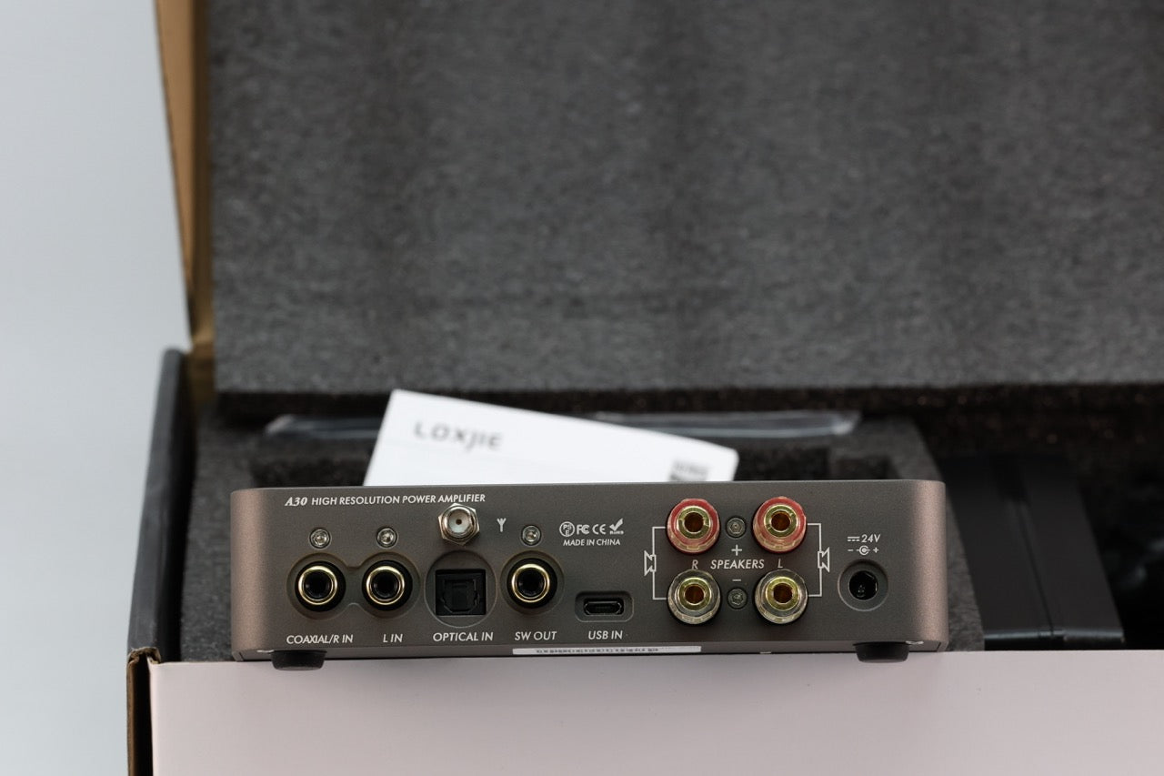 Apos Audio Addsoap Speaker Amp LOXJIE A30 Desktop Stereo HiFi Power Amplifier & Headphone Amplifier