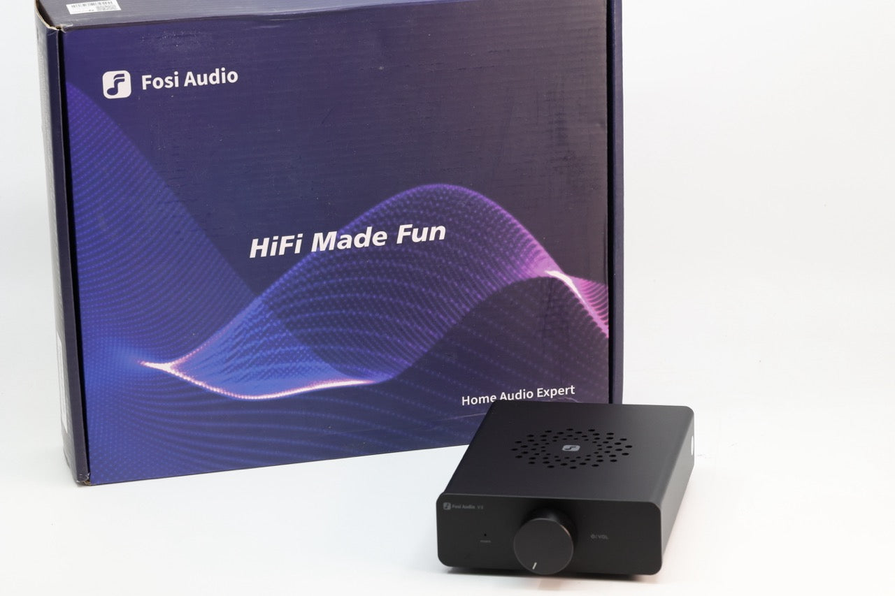 Fosi Audio V3 Stereo Amplifier 300W x2 TPA3255 Class D Mini Speaker Am