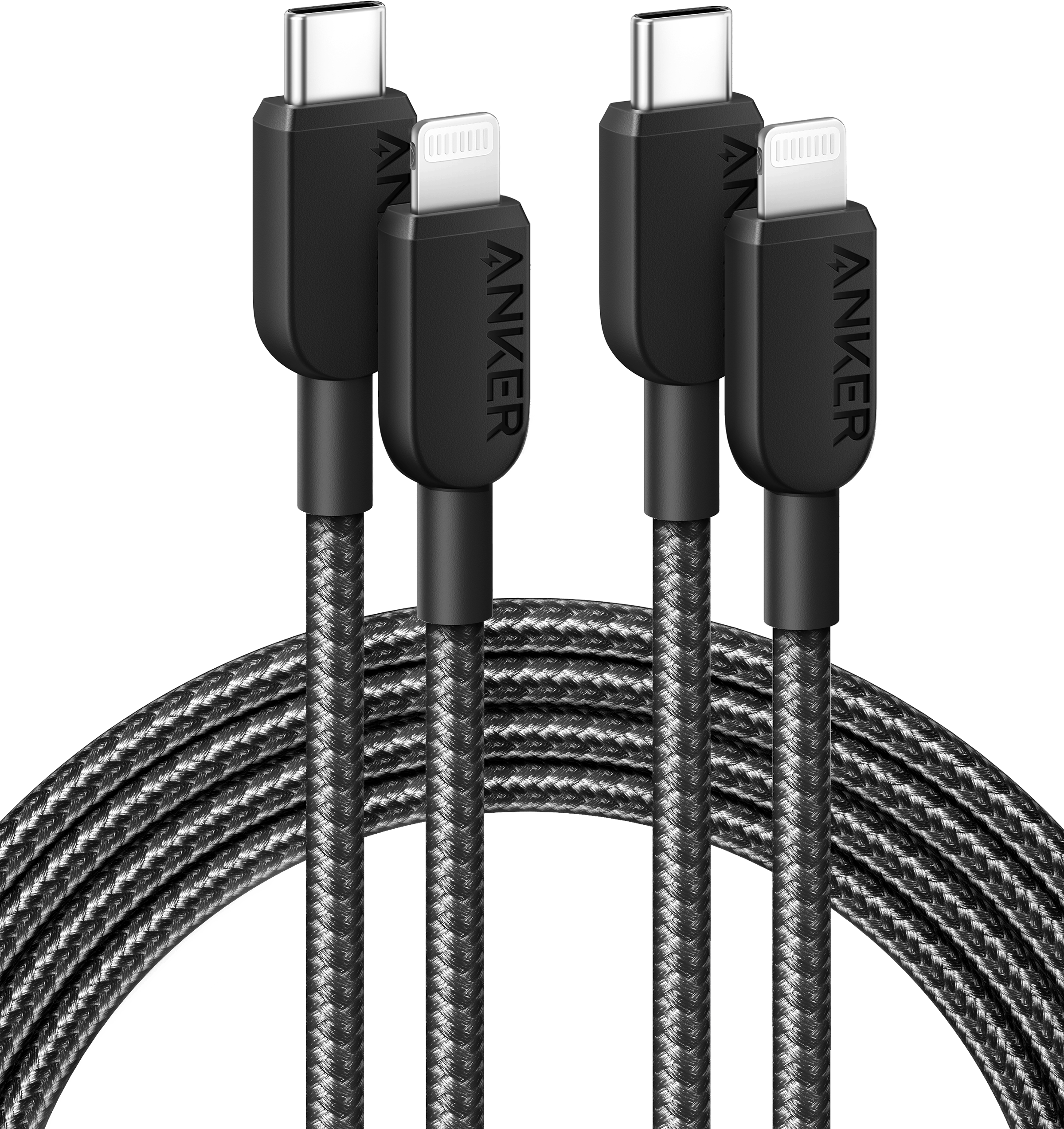 Apos Audio Anker Accessory Anker 310 USB-C to Lightning Cable (6 ft, 2-Pack)