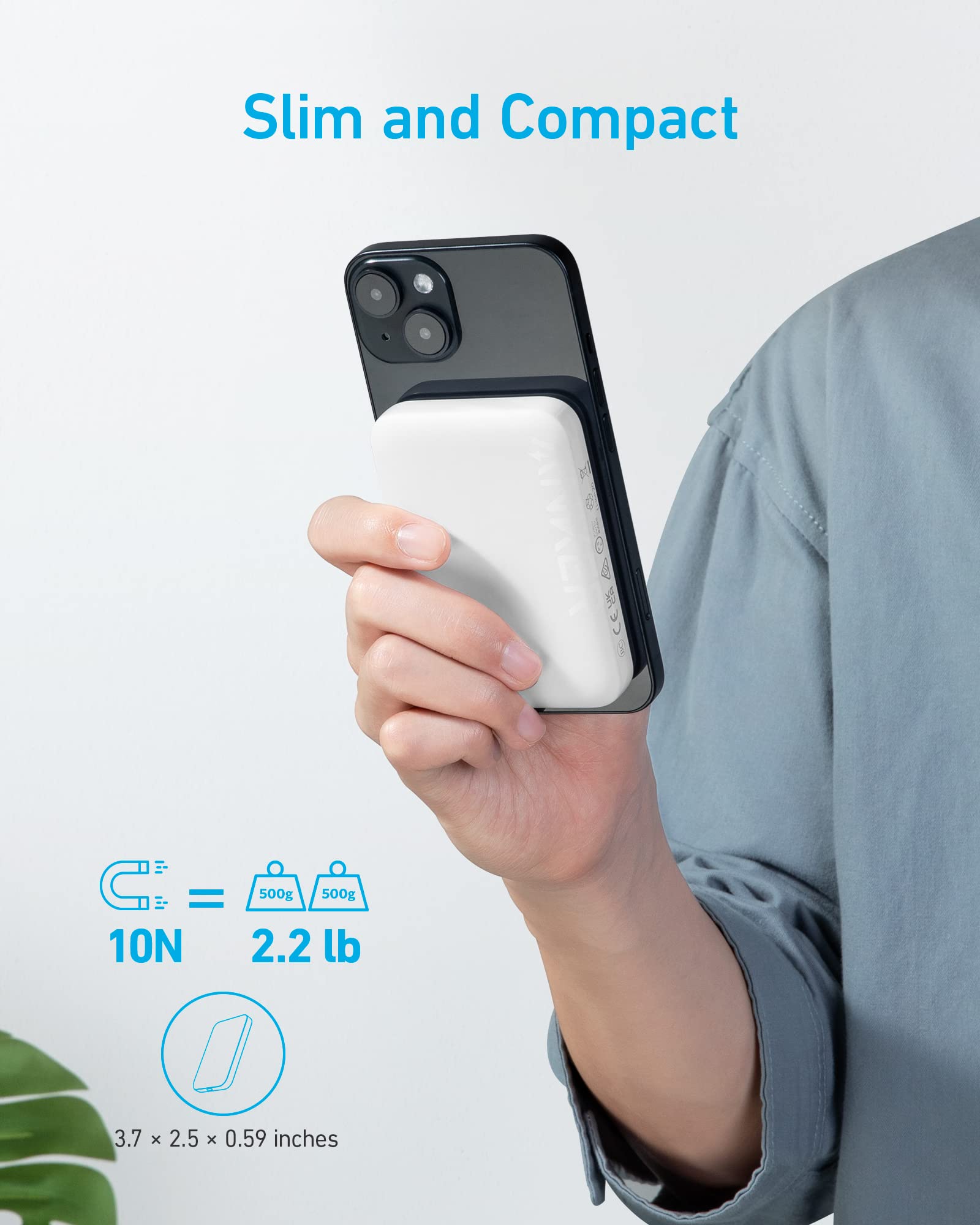 Apos Audio Anker Accessory Anker 321 MagGo Battery (PowerCore Magnetic 5K)