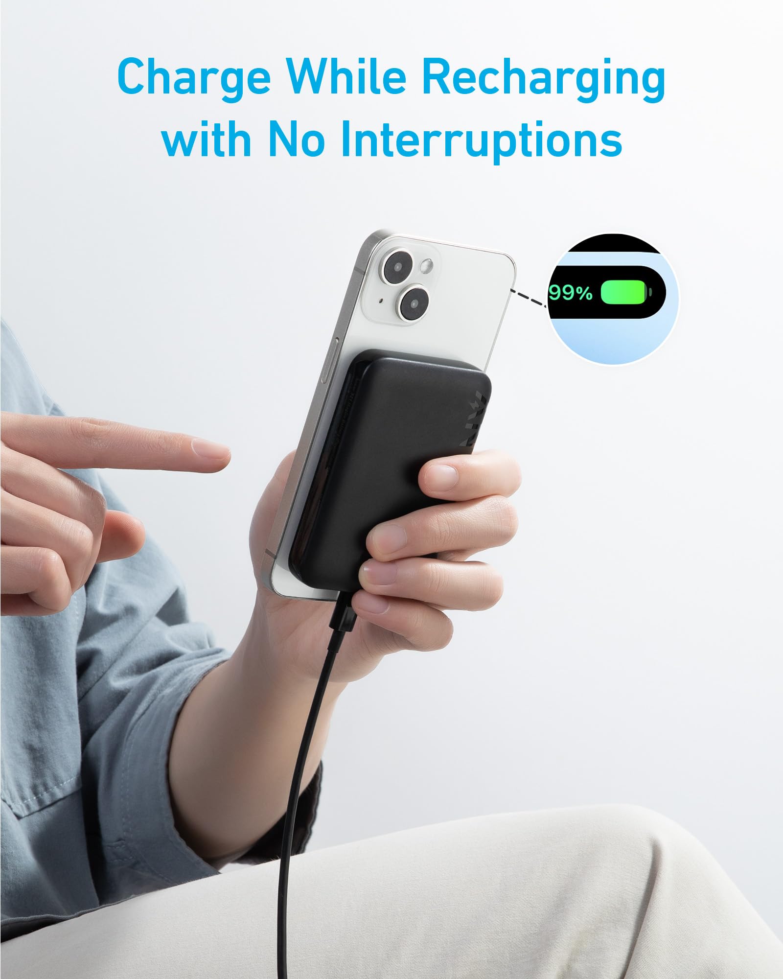 Apos Audio Anker Accessory Anker 321 MagGo Battery (PowerCore Magnetic 5K)