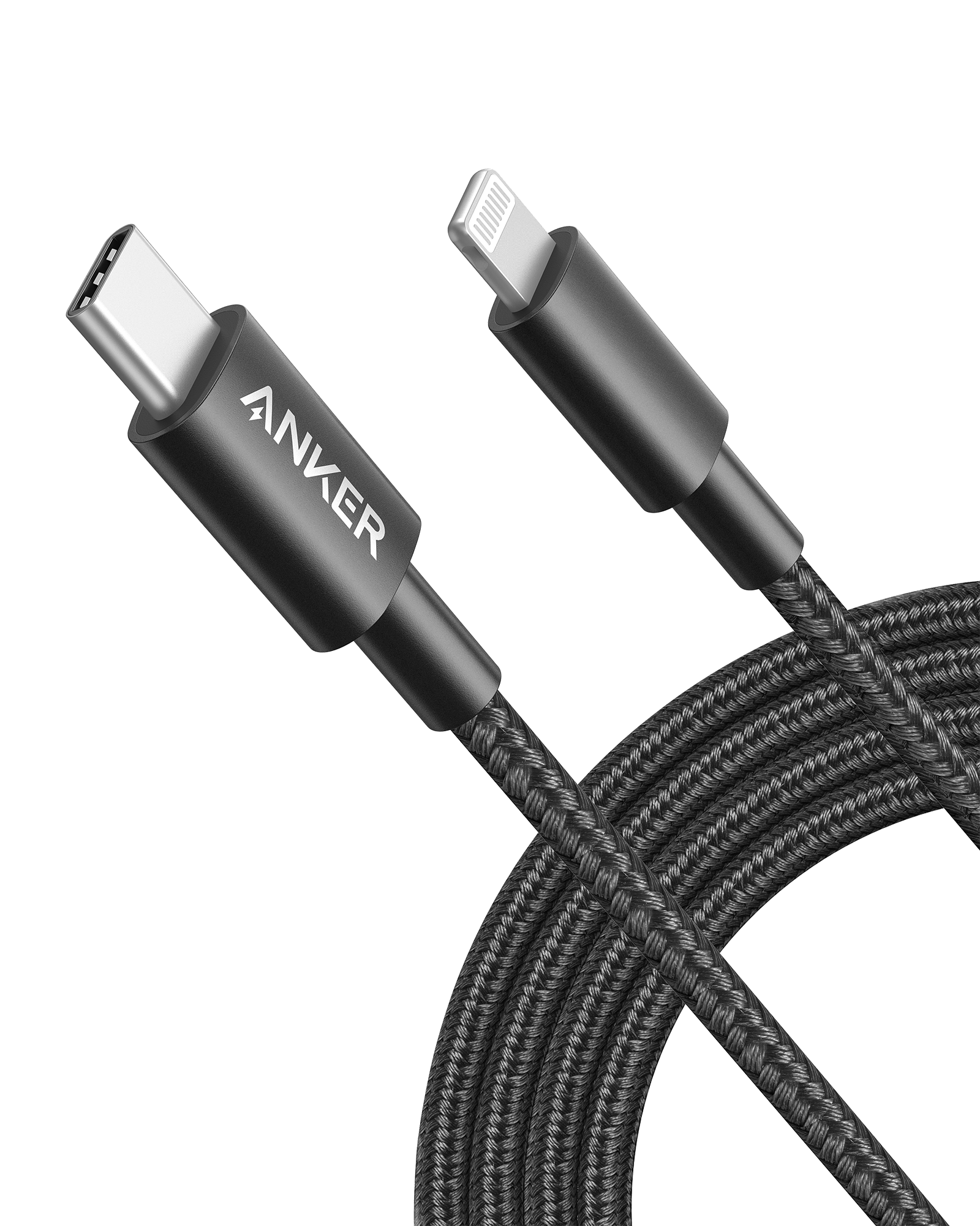 Apos Audio Anker Accessory Anker 331 USB-C to Lightning Cable Black / 6ft