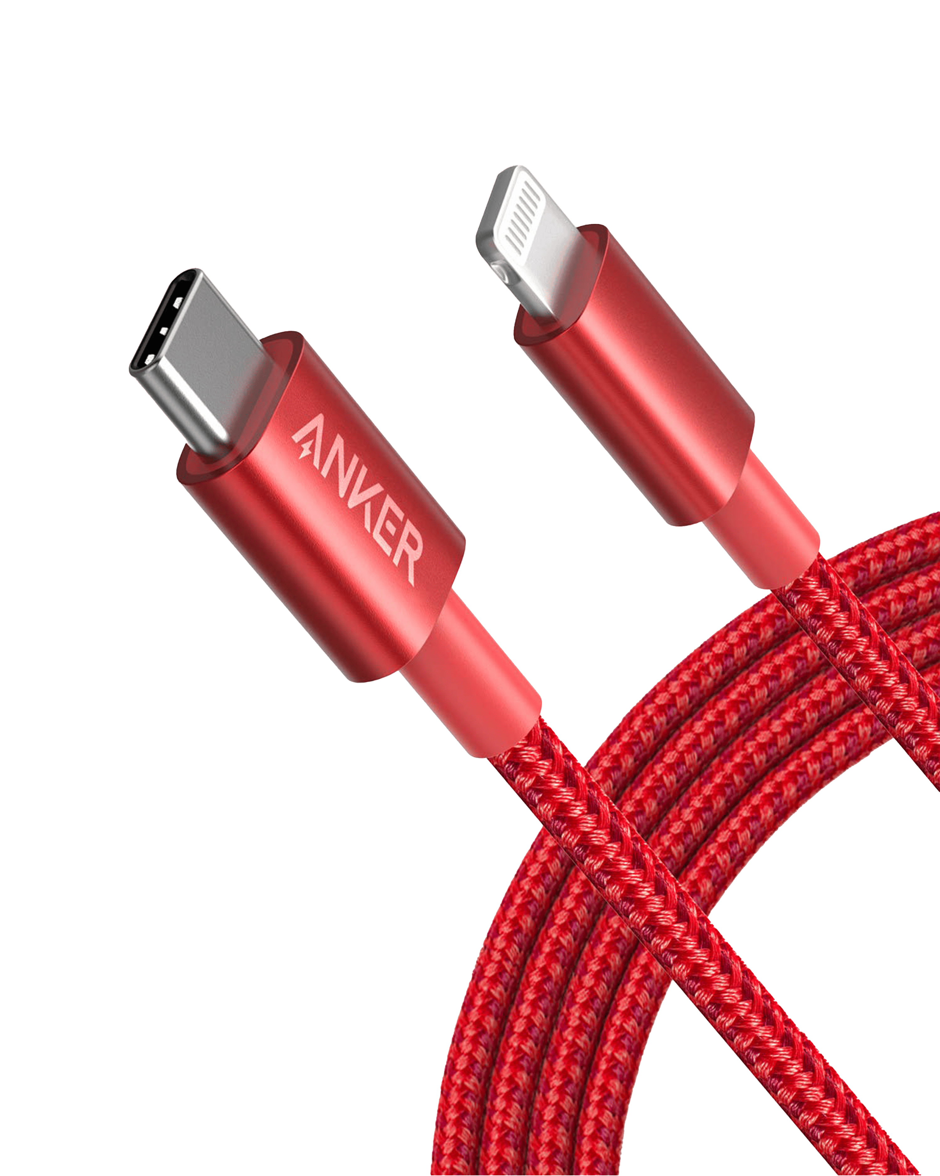Apos Audio Anker Accessory Anker 331 USB-C to Lightning Cable Red / 6ft