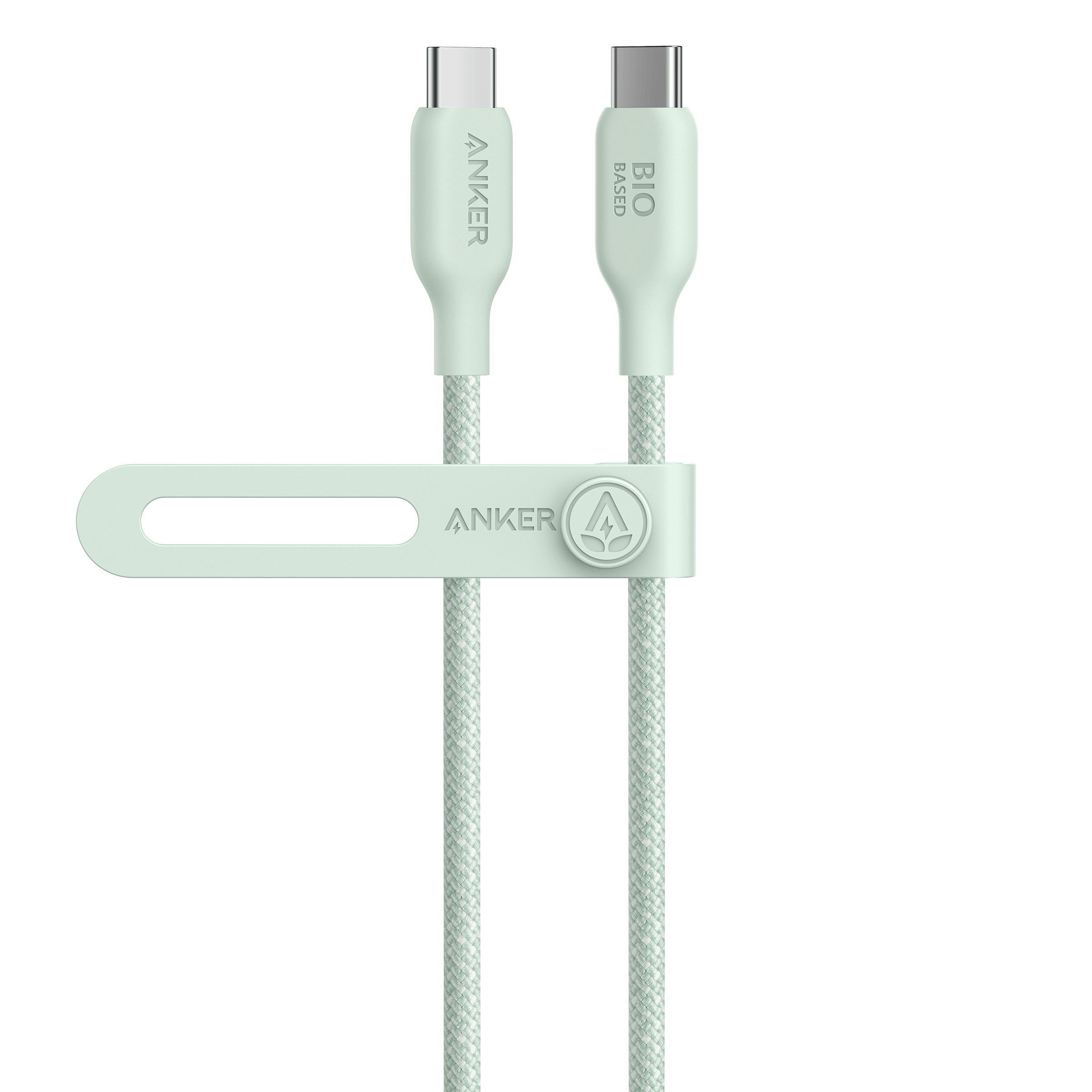 Apos Audio Anker Accessory Anker 543 USB-C to USB-C Cable (Bio-Braided) 3 ft / Buds Green