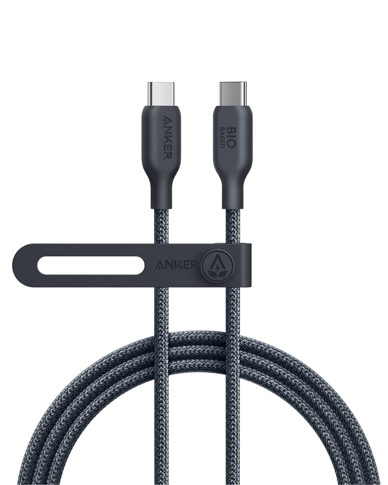 Apos Audio Anker Accessory Anker 543 USB-C to USB-C Cable (Bio-Braided,6 ft) 6ft / Black