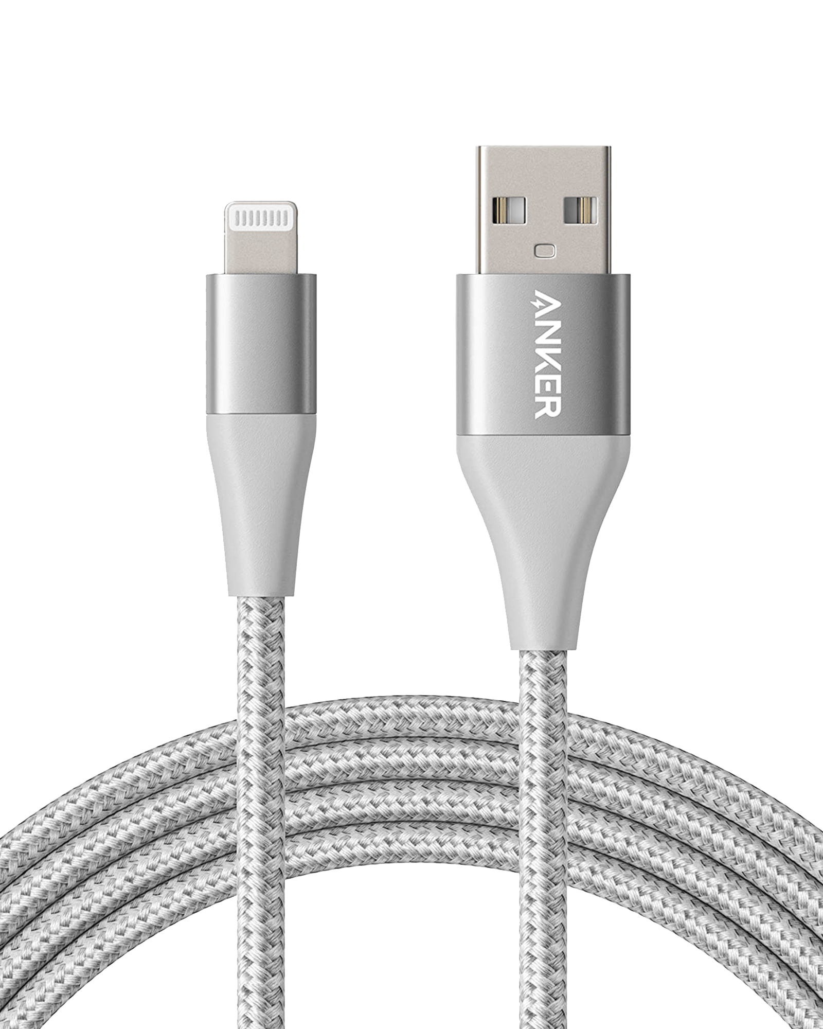 Apos Audio Anker Accessory Anker 551 USB-A to Lightning Cable (3 ft / 6 ft / 10 ft) Silver / 6ft