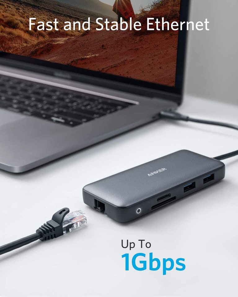 Apos Audio Anker Accessory Anker 553 USB-C Hub (8-in-1) Black