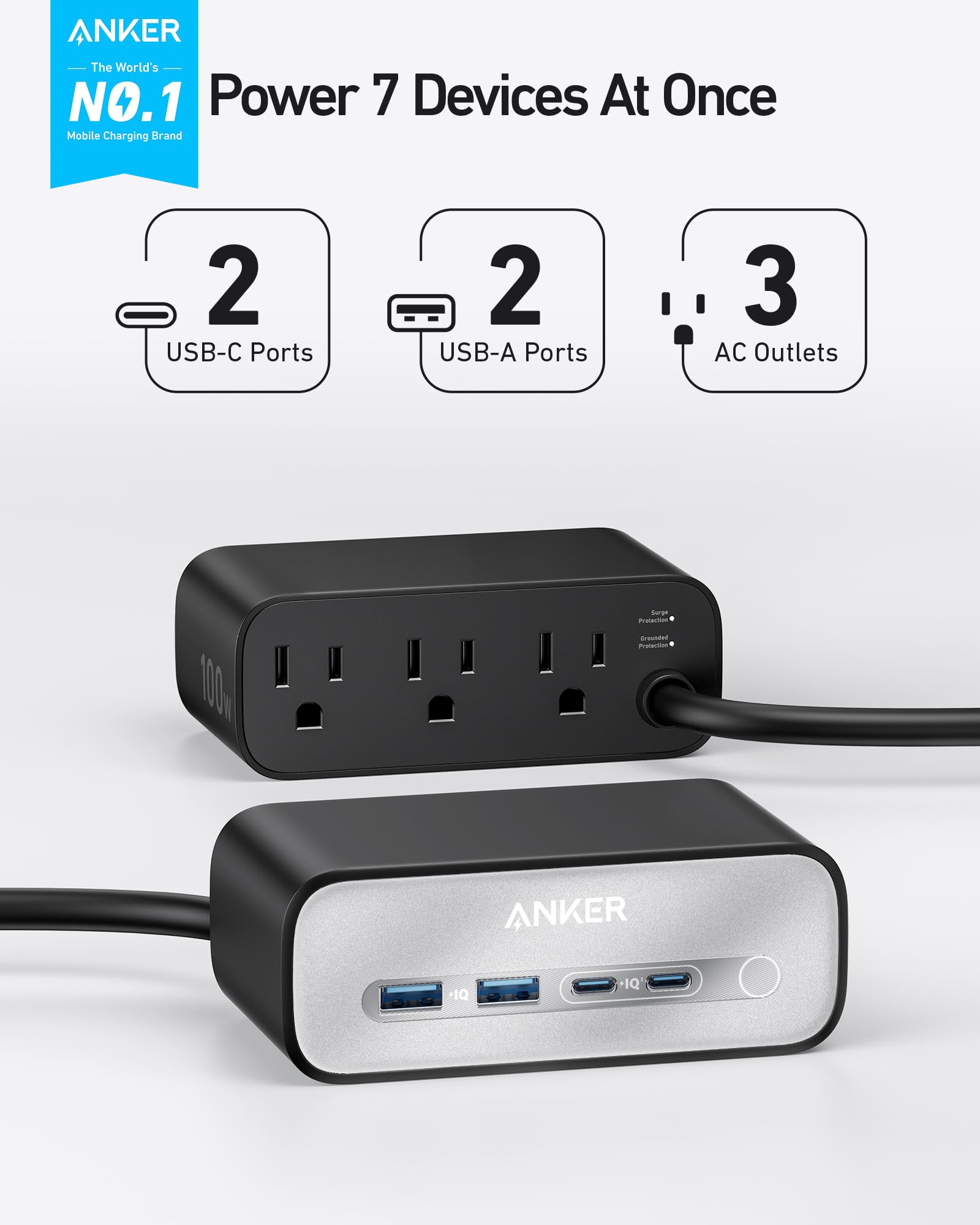 Apos Audio Anker Accessory Anker Charging Station (7-in-1, 100W)