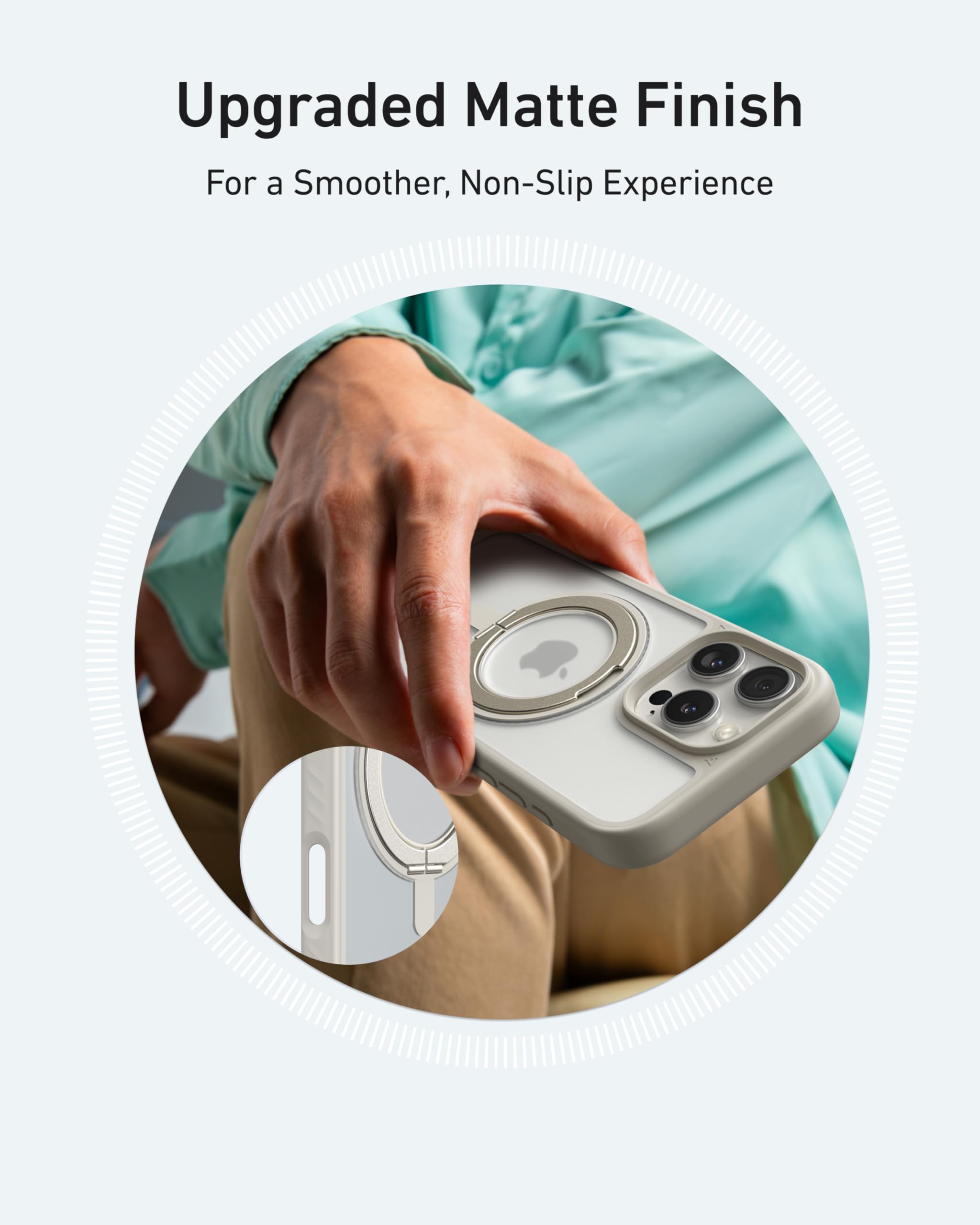 Apos Audio Anker Accessory Anker MagGo Magnetic Case with Stand (360° Ring Stand)